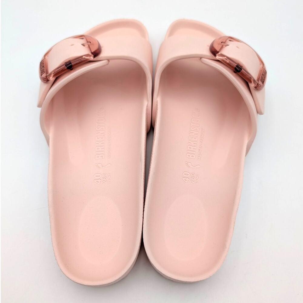 Birkenstock Madrid EVA Big Buckle Footbed Sandals Unisex Light Rose Size USW9/M7 - Picture 9 of 10